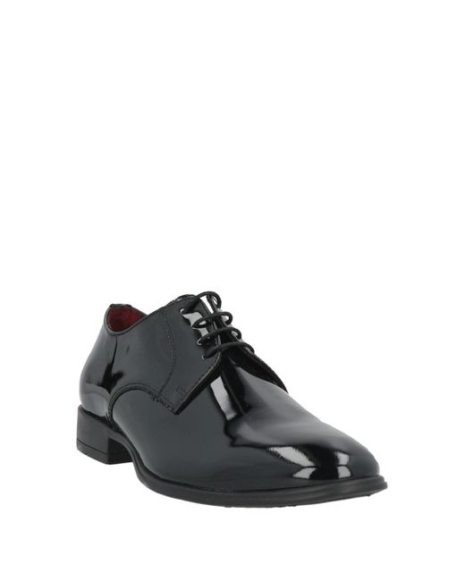 Antica Cuoieria Black Lace-Up Shoes for men