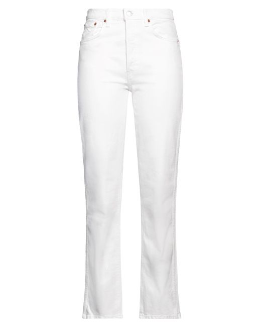 Re/done White Jeans