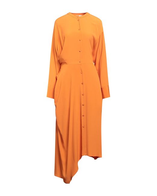 Vestito Lungo di Erika Cavallini Semi Couture in Orange