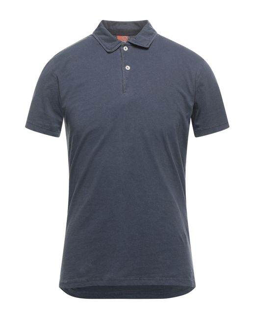 Suns Blue Slate Polo Shirt Cotton for men