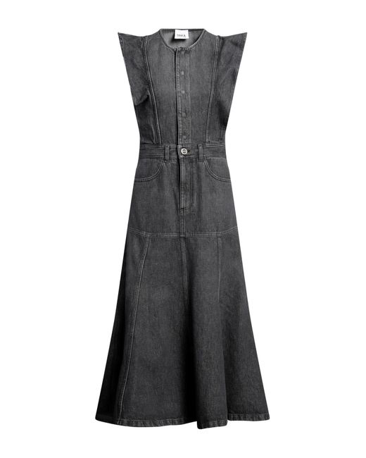Robe longue Erika Cavallini Semi Couture en coloris Gray