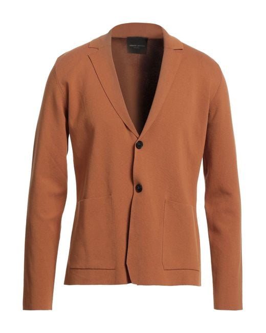 Roberto Collina Brown Blazer for men