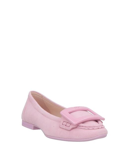 Roger Vivier Pink Ballet Flats