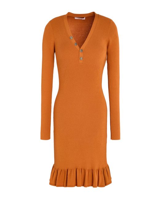 Twinset Orange Mini Dresses