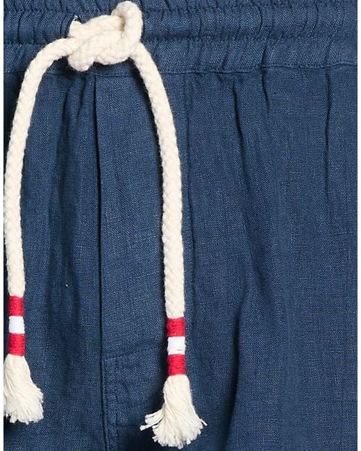 Mc2 Saint Barth Blue Shorts & Bermuda Shorts Linen for men