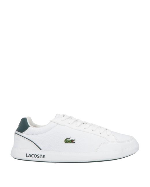 Lacoste White Sneakers Leather, Rubber