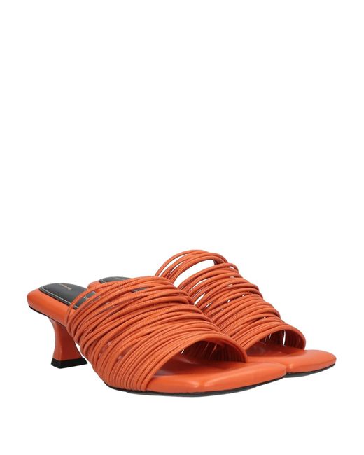 Proenza Schouler Red Sandals