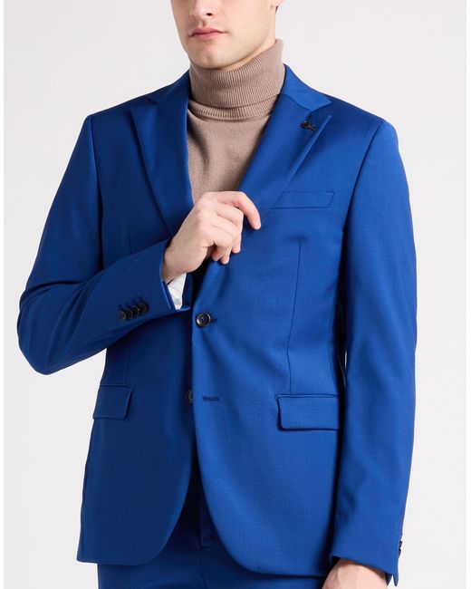 Traje Paoloni de hombre de color Blue
