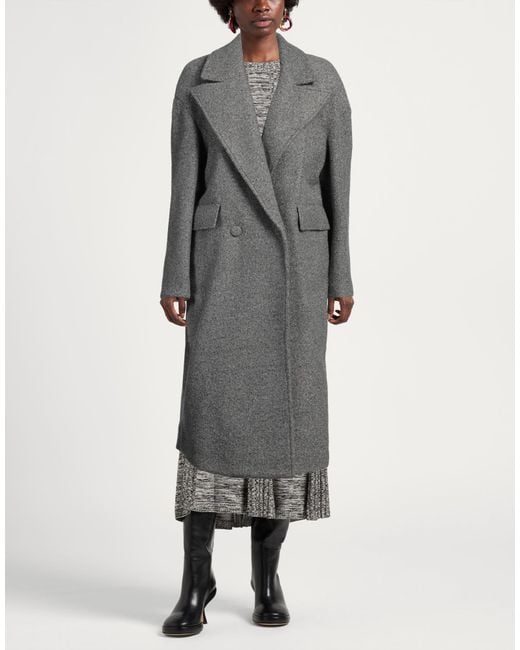 Cristinaeffe Gray Coat Polyester