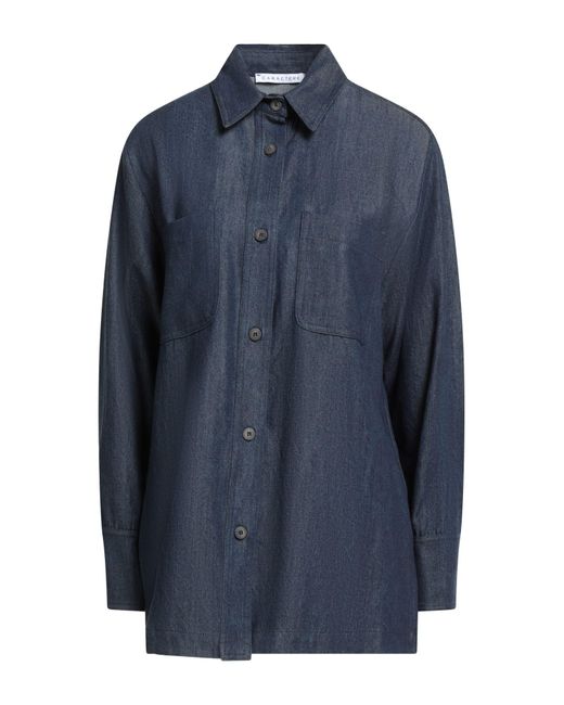 Caractere Blue Denim Shirt Lyocell