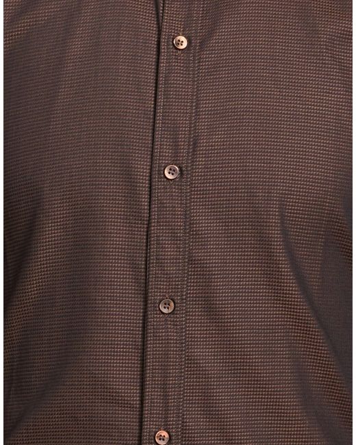 Dolce & Gabbana Brown Shirt Cotton for men