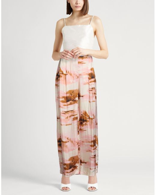 Jucca Pink Blush Pants Viscose