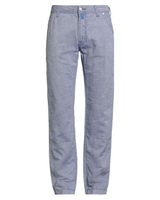 Jacob Cohen Blue Azure Pants Linen, Cotton for men