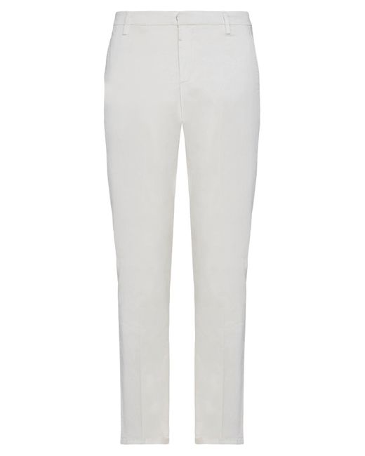 Dondup White Trouser for men