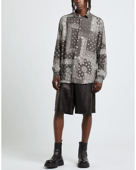 8 by YOOX Gray Shirt for men