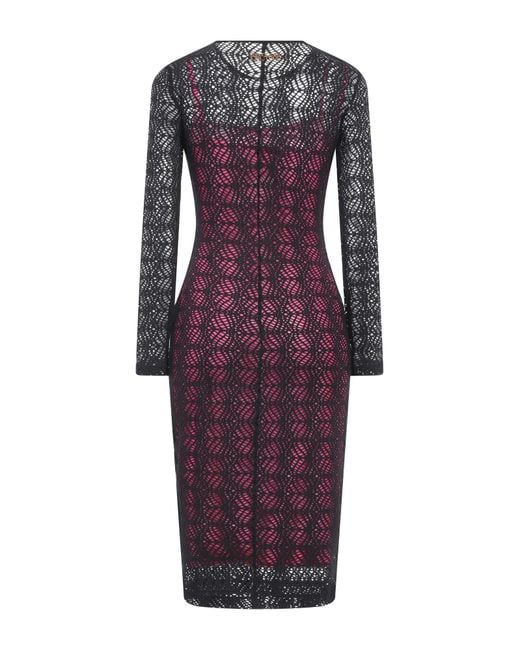 Versace Jeans Couture Purple Midi Dress