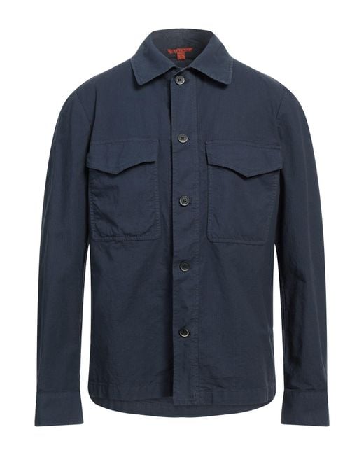 Barena Blue Shirt Cotton, Elastane for men