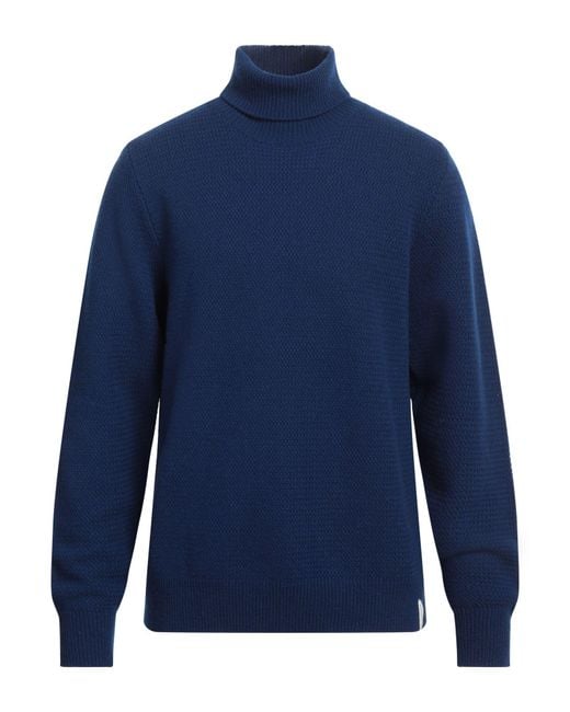 Brooksfield Blue Turtleneck for men