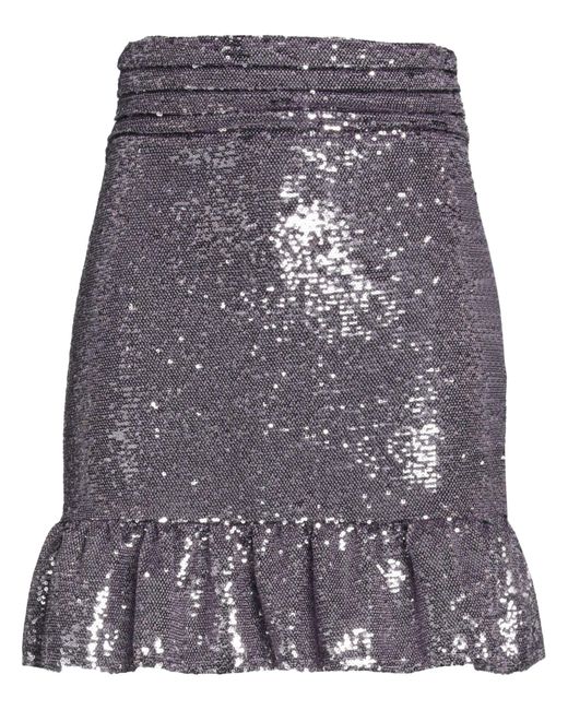 BROGNANO Purple Mini Skirt