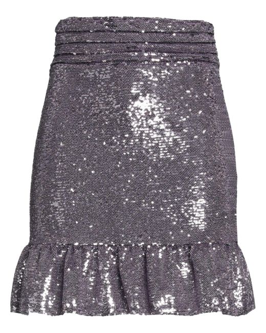 BROGNANO Purple Midi Skirt