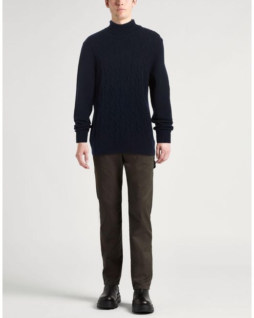 Fay Blue Turtleneck for men