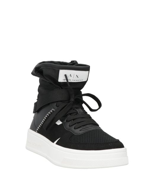 ARMANI EXCHANGE Black Trainers