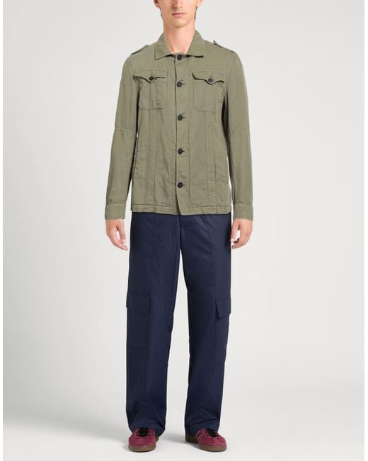 Messagerie Green Patrizio Piscaglia Jacket Cotton, Linen, Lyocell for men
