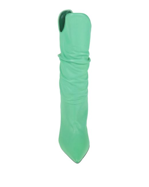 The Attico Green Boot Leather