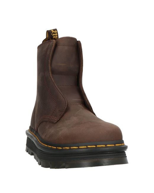 Dr. Martens Brown Ankle Boots