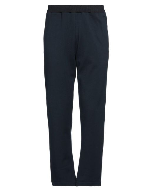 Massimo Alba Blue Pants Cotton, Cashmere for men