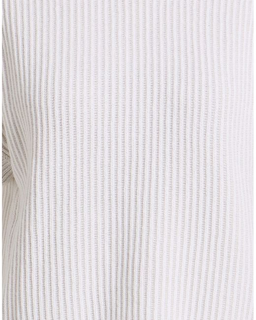 Eleventy White Turtleneck