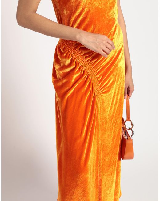 Proenza Schouler Orange Maxi Dress