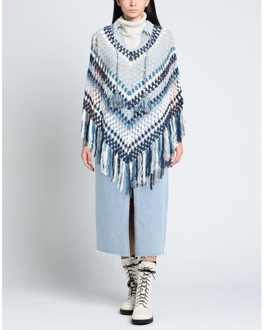Poncho Dodo Bar Or de color Blue