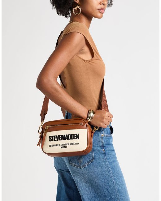 Steve Madden White Cross-Body Bags