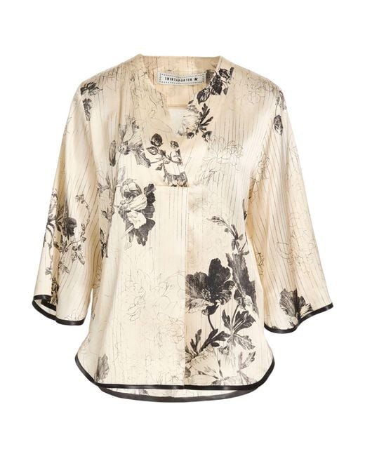 Shirtaporter Natural Top Silk, Elastane