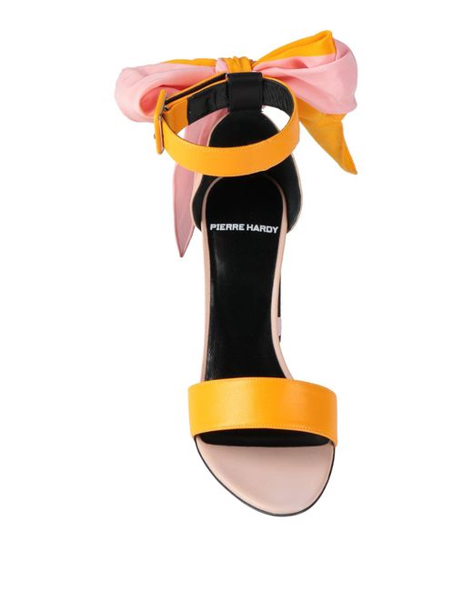 Pierre Hardy Metallic Sandals Leather