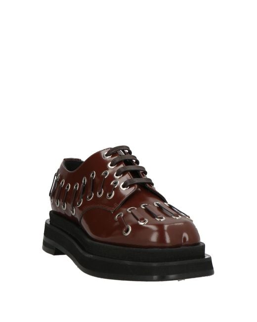 Simone Rocha Brown Lace-Up Shoes