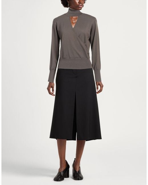 Elisabetta Franchi Gray Turtleneck