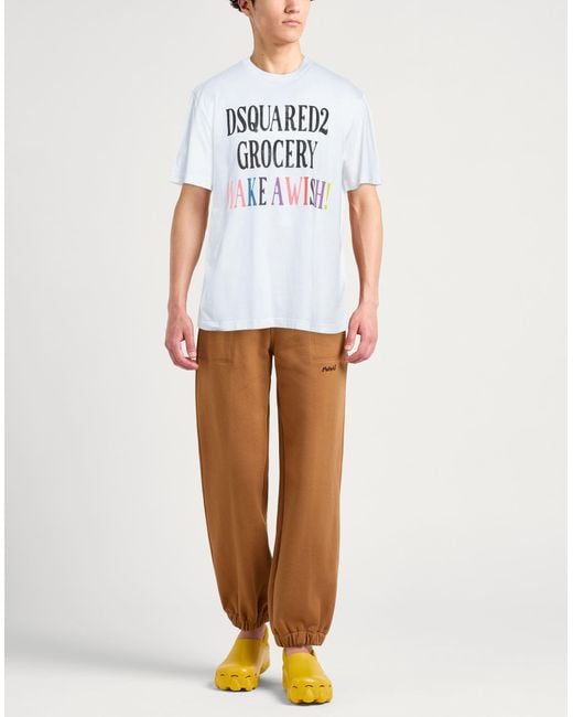 DSquared² White T-shirt for men