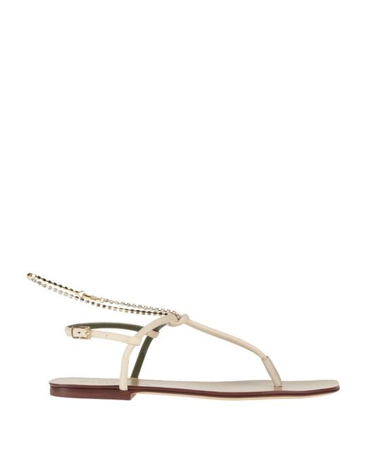 MARIA LUCA Natural Thong Sandal