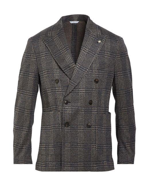 Manuel Ritz Gray Blazer for men