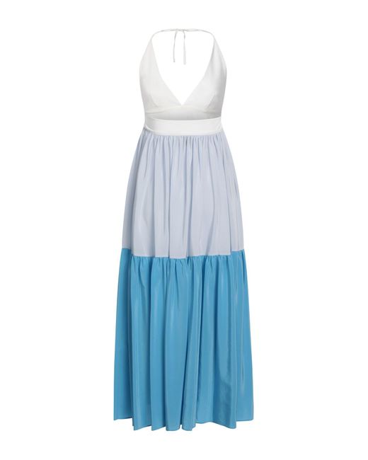 Missoni Blue Maxi Dress Silk