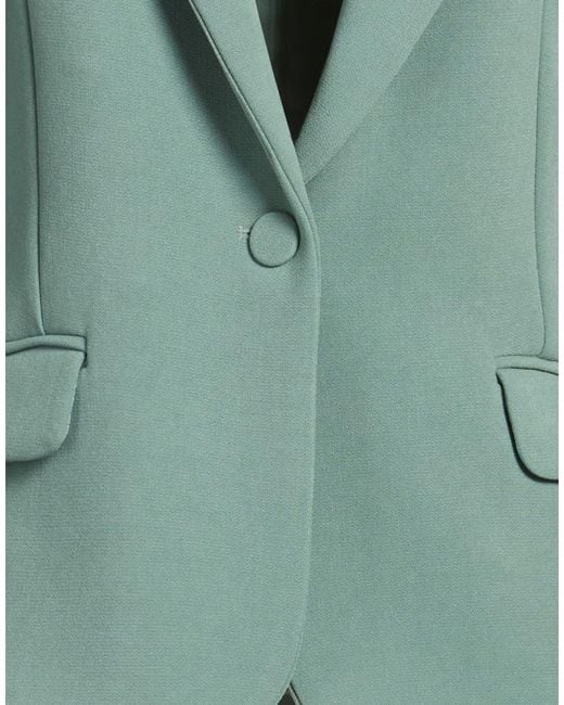 Suoli Green Blazer Polyester, Viscose, Elastane