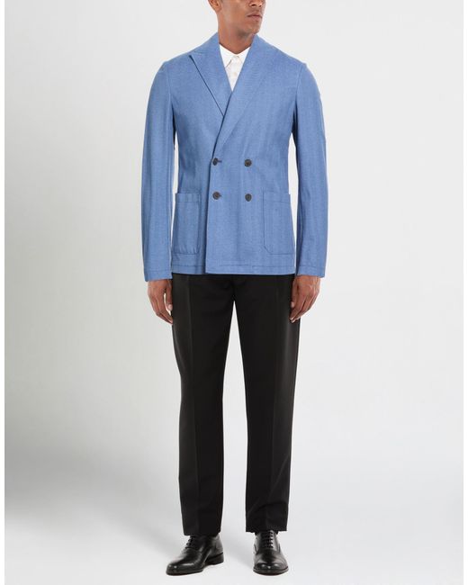 T-jacket By Tonello Blue Blazers for men