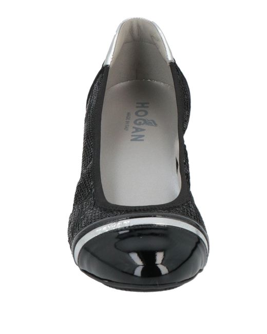 Hogan Black Ballet Flats