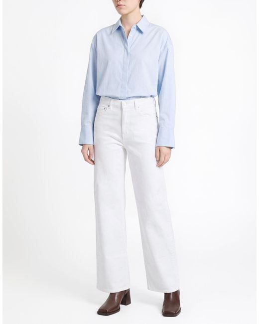 AG Jeans White Jeans Cotton, Lyocell, Elastane