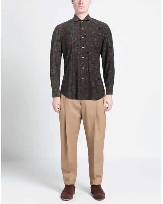 Camisa Alessandro Gherardi de hombre de color Black