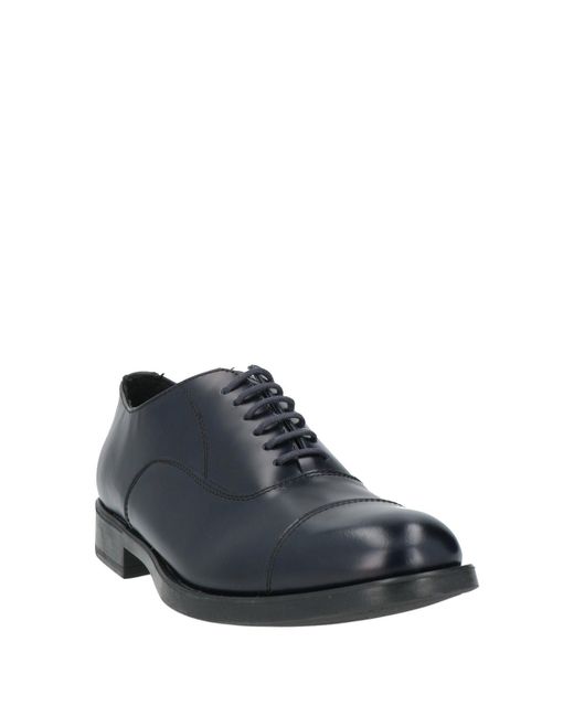 Antica Cuoieria Blue Lace-Up Shoes for men