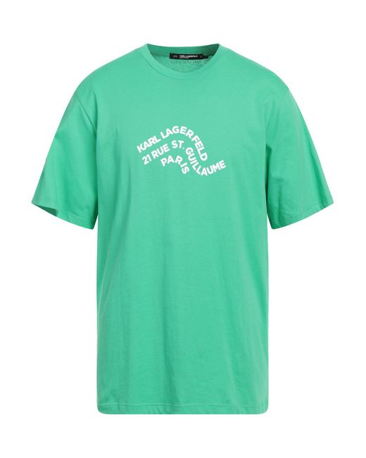 Karl Lagerfeld Green T-shirt for men