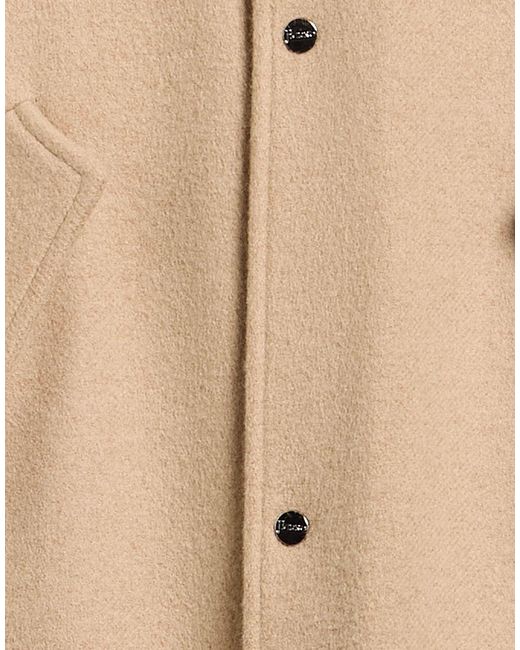 Herno Natural Sand Coat Virgin Wool, Polyamide for men